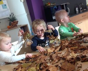 Herfst bij de peuters