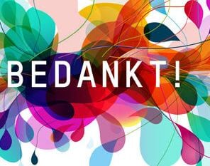 Bedankt voor uw komst!